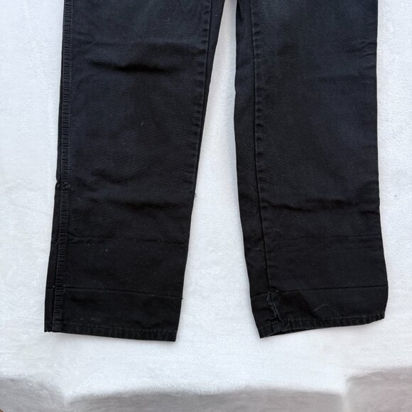 Dickies Pants Men 34x32 Black Canvas Carpenter Workwear Straight Leg - Picture 9 of 10